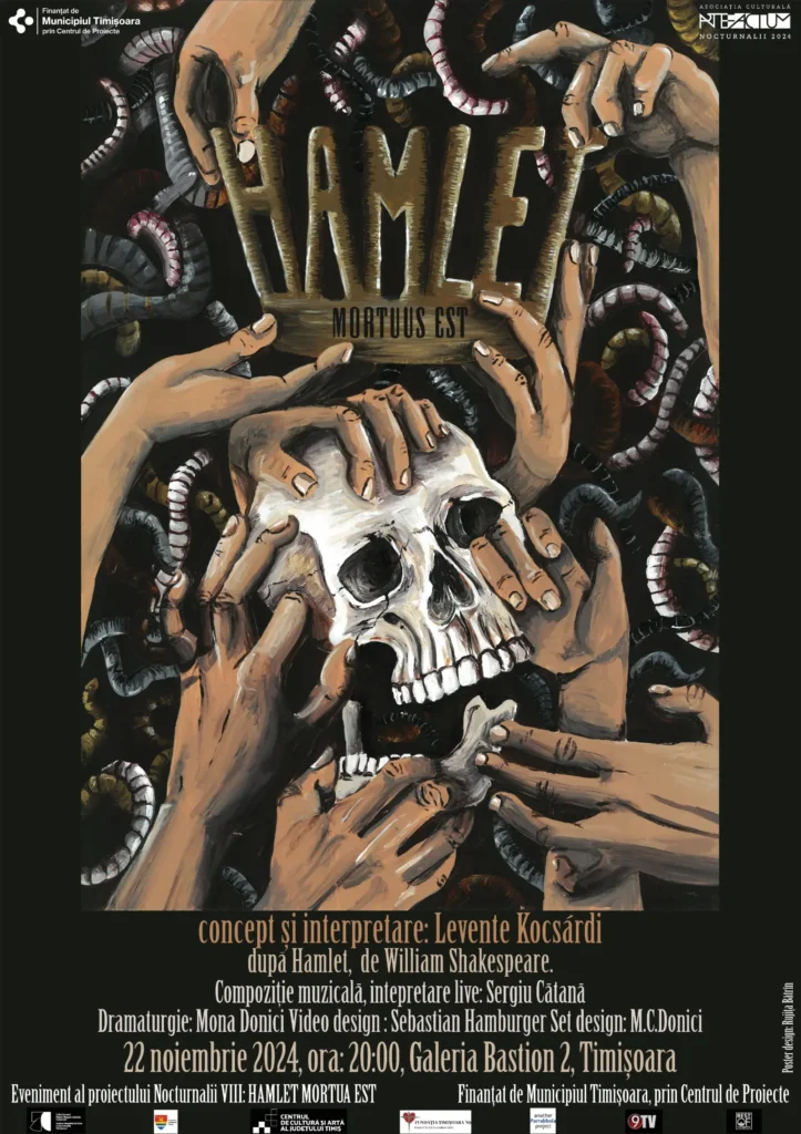 Hamlet mortuus est/premiera/ Galeria 2 Bastion Timișoara